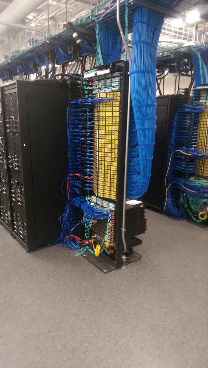 Precision cabling across a high-density data hall